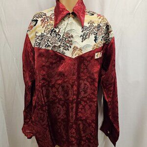 Vintage Silk Men's Shirt